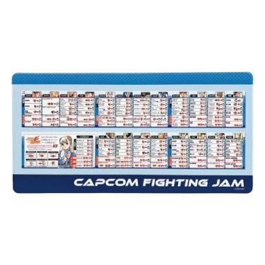 Imagem de Capcom Tapete de mesa Fighting Jam Fighting Collection 2, aprox. 300 x 600 mm, poliéster, borracha sintética