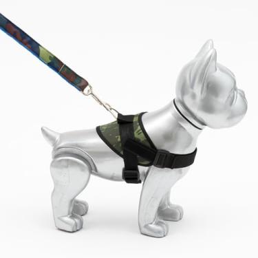 Imagem de Peitoral Tático para Cachorros de Grande Porte Colete Resistente (CAMUFLADO AZUL, M)