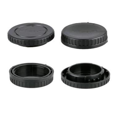 Imagem de Tampa do corpo da câmera N1 e capa de lente traseira compatível com Nikon N1 J5 J3 J2 J1 V3 V2 V1 Camrea (pacote com 2)