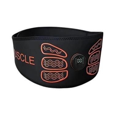 Imagem de Estimulador Muscular EMS Tonificador Abdominal Cinto Elétrico De Tonif