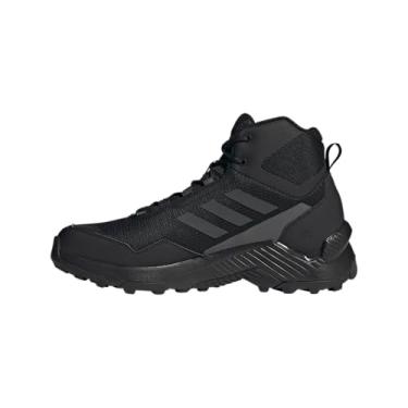 Imagem de adidas Eastrail 2.0 Tênis de caminhada masculino cano médio Rain.rdy, Preto/Carbono/Cinza, 47