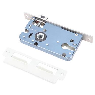 Imagem de HEEPDD Fechadura de Porta Interna de Alumínio Espacial, Fechadura Mecânica de Hardware Com Rolamento Silencioso, Design Antirroubo para Uso Em Quarto, Casa e Escritório de Porta Interna de Alumínio