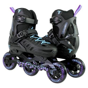Imagem de Patins Traxart Infanto Juvenil Titanium V2 - 90mm / ABEC-7-Masculino