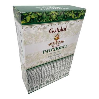 Imagem de Incenso Massala Patchouli Indiano Goloka 12 Cxs De 15g - Lua Mística -