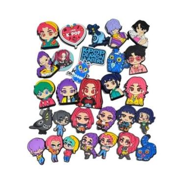 Imagem de Charms De PVC Para Sapatos De Jardim Com Tema De Cantores Pop E Person