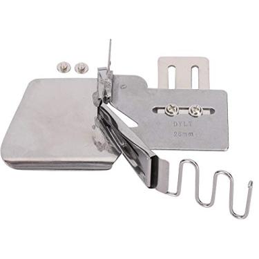 Imagem de Hemmer de costura 4 dobras, acessórios de encadernação de fita de aço inoxidável industrial para máquina de ponto fixo, máquina de costura controlada por computador, bainha de (26mm)