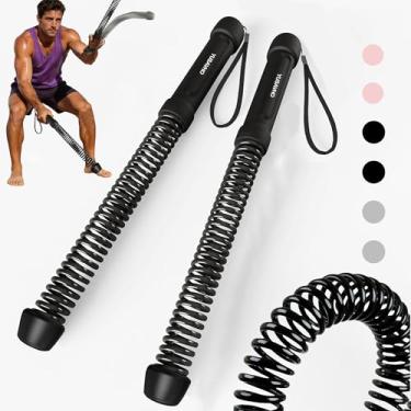 Imagem de Cordas de batalha sem corda para academia em casa – corda de treinamento sem fio para homens e mulheres, cordas de treino pesadas para HIIT, exercícios de corpo inteiro sem salto, resistência pesada e