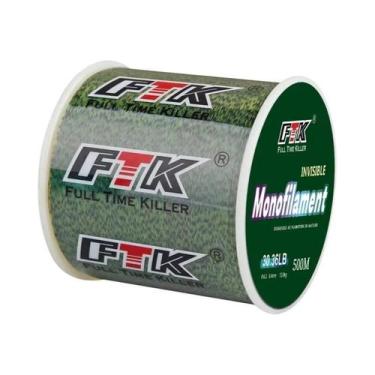 Imagem de Linha De Pesca Fluorocarbono Super Forte Invisível 100m 300m 500m Com 