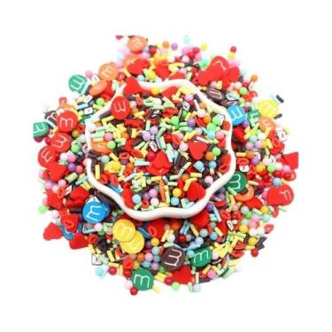 Imagem de Fatias De Argila Polimérica Colorida Mista 10g Para Slime, Artesanato 