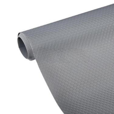 Imagem de Forro Organizador Multiuso Antiderrapante Lavável Para Gaveta Armário Cozinha 200x45cm (Cinza 200x45cm)