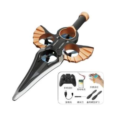 Imagem de Brinquedo Drone Com Controle Remoto Para Meninos, Espada Voadora Com I