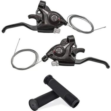 Imagem de Par De Alavanca Rapid Fire Passador De Marcha Tipo Shimano 21V 3x7 Gts