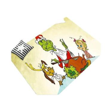 Imagem de Tapete De Boas-Vindas Moderno Antiderrapante Com Estampa Do Grinch Par