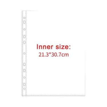 Imagem de Folhas Para Álbum De Fotos Kpop A4 Com Múltiplos Bolsos, Refil Para Ál