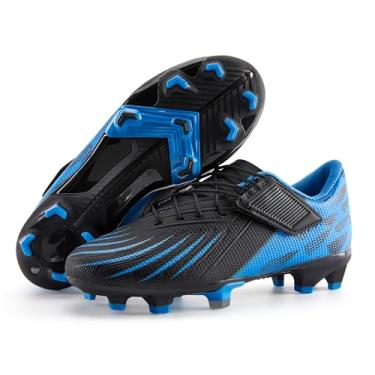 Imagem de PATPAT Chuteiras De Futebol Para Meninos E Meninas, Calçados Esportivos Ao Ar Livre, Treinamento Leve, Unissex, Infantil, Juvenil, Futsal, Grama Sintética Firme, Flexível, Durável, Confortável, Traç