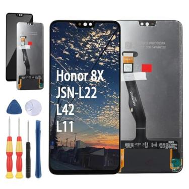 Imagem de Yuxyiony Nova tela de substituição para Huawei Honor 8X JSN-L22 L42 L11 tela de reparo de tela LCD e acessórios de ferramenta de substituição