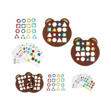 Imagem de Quebra-Cabeça 3D De Combinação De Cores, Brinquedo Educacional Montess