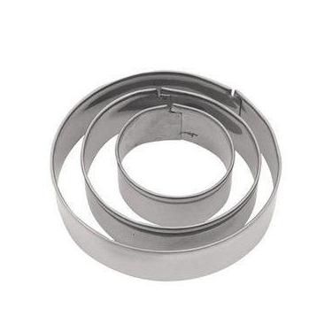 Imagem de Jogo de Cortador  Inox Redondo Massas, Pastas e Biscoitos. - Ke Home