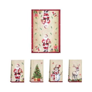 Imagem de Toalhas De Cozinha De Natal Com Tema Do Papai Noel, 2 Peças, Decoração