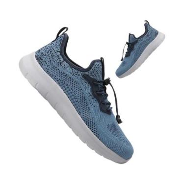 Imagem de Tênis Masculino Respirável Com Fivela Ajustável, Durável Para Corrida 