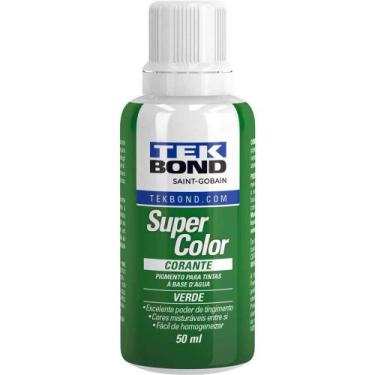 Imagem de Corante Líquido Para Tinta a Base D'água, Verde, 50 ml, Tekbond