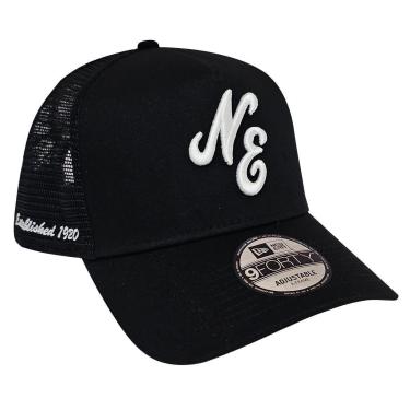 Imagem de Boné New Era 9FORTY A-Frame Trucker Snapback Branded Preto-Unissex