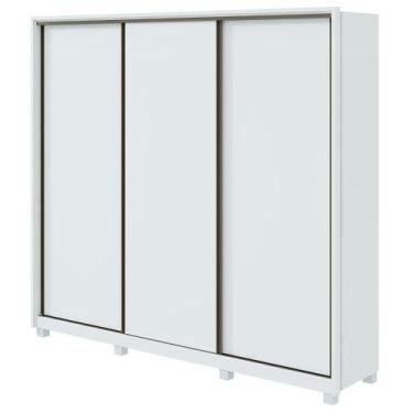 Imagem de Guarda-roupa Casal Spazio 270 3 Portas 6 Gavetas Branco - MÓVEIS LOPAS