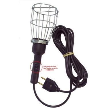 Imagem de Pendente Luz C/lig/desl Gaiola/110/220v. 5 Mt. Fio Pp Le670c - WPN+ Wa