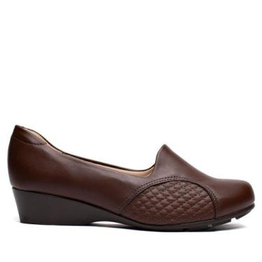 Imagem de Sapato Feminino Modare Napa Stretch Marrom, Marrom, 36