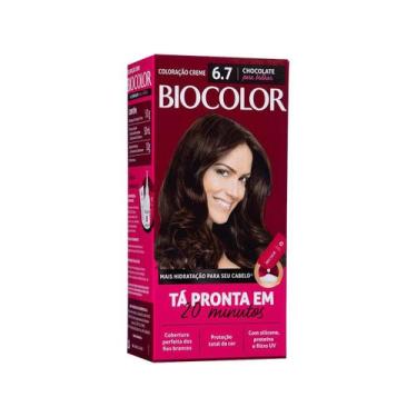Imagem de Tintura de Cabelo Biocolor Chocolate para Brilhar 6.7, Marrom Natural 