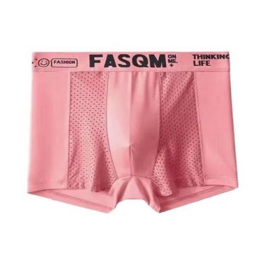 Imagem de Cuecas Boxer Masculinas plus Size L-6XL De Malha De Seda Gelada, Ajust