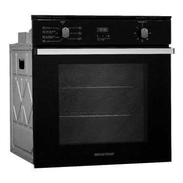 Imagem de Forno Eletrico Embutir 84l Preto 220v Grill Cook - Brastemp 220v Preto