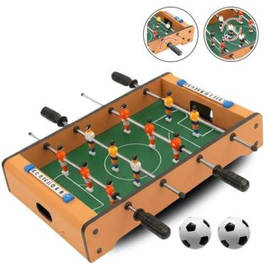 Imagem de Mini Sinuca Pebolim Hockey Jogos de Mesa Portatil de Madeira - - Europ