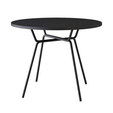 Imagem de Mesa para Sala de Jantar Redonda Barcelona Preto Tx