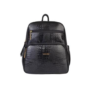 Imagem de Mochila feminina de couro croco Zaya-Feminino