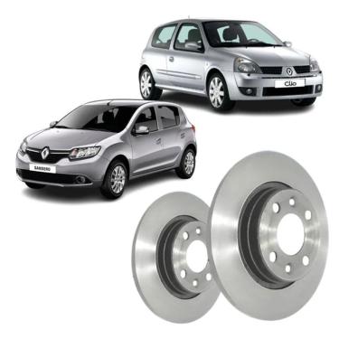 Imagem de Disco de Freio Dianteiro D705A para Renault Logan Sandero Clio e Symbol Sólido MDS