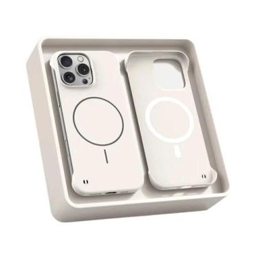 Imagem de Capa Ultrafina Fosca Sem Borda Em PC Para iPhone Magsafe 17 16E 16 15 