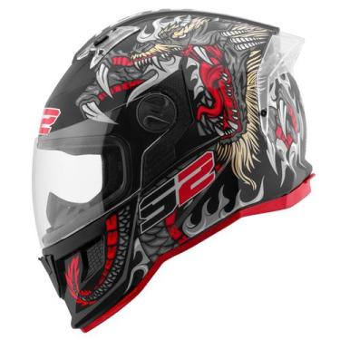 Imagem de Capacete Moto Fechado Pro Tork Stealth Dragon Masculino Feminino Segur