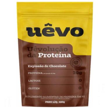 Imagem de Albumina Proteina Ovo Chocolate 420g - Uevo-Unissex