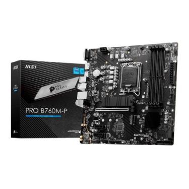 Imagem de Placa Mãe MSI PRO B760M-P DDR5 Intel LGA 1700 mATX
