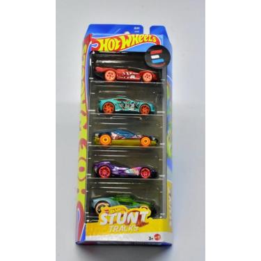 Imagem de Hot wheels - pack 5 carros - hot wheels stunt tracks - 2025