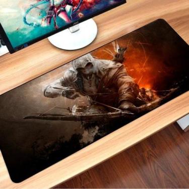Imagem de Mouse Pad Gamer Grande Arqueiro Vermelho Black - MP7035C06 - Exbom