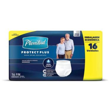Imagem de Roupa Íntima Descartável Máxima Absorção C/16 UNID PLENITUD, P/M