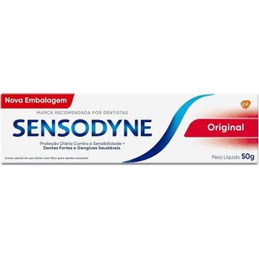 Imagem de CREME DENTAL SENSODYNE 50G ORIGINAL - Alívio para Dentes Sensíveis