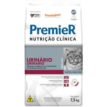 Imagem de Ração PremieR Nutrição Clínica Urinário Gatos Adultos 7,5Kg
