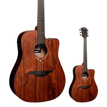 Imagem de Violão Elétrico Aço Folk Lâg Sauvage DCE com Bag - Lag