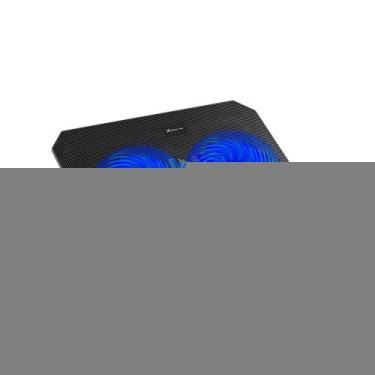 Imagem de Base Cooler Notebook 2 Ventoinhas Led Ajustável Usb 12 a 17 Polegadas 