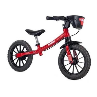 Imagem de Bicicleta Aro 12 Sem Pedal - CALOI Vermelha - Nathor
