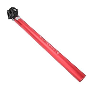Imagem de Espigão do selim, liga de alumínio S Durabilidade do espigão para bicicletas de montanha para bicicletas de montanha para exteriores com engrenagens fixas(vermelho)