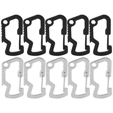 Imagem de Andraw Fivela resistente em forma de D, fivela de pendurar rápida, mochila para chaveiros para cintos ao ar livre